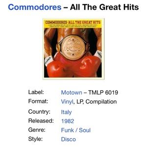 Lionel‘s vinyl! Lot of 2: Lionel Richie, NM/Commodores 80s All the great hits